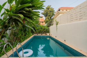 ELIVAAS Bogenvilla Luxe 3 BHK Villa Near Ozran Beach